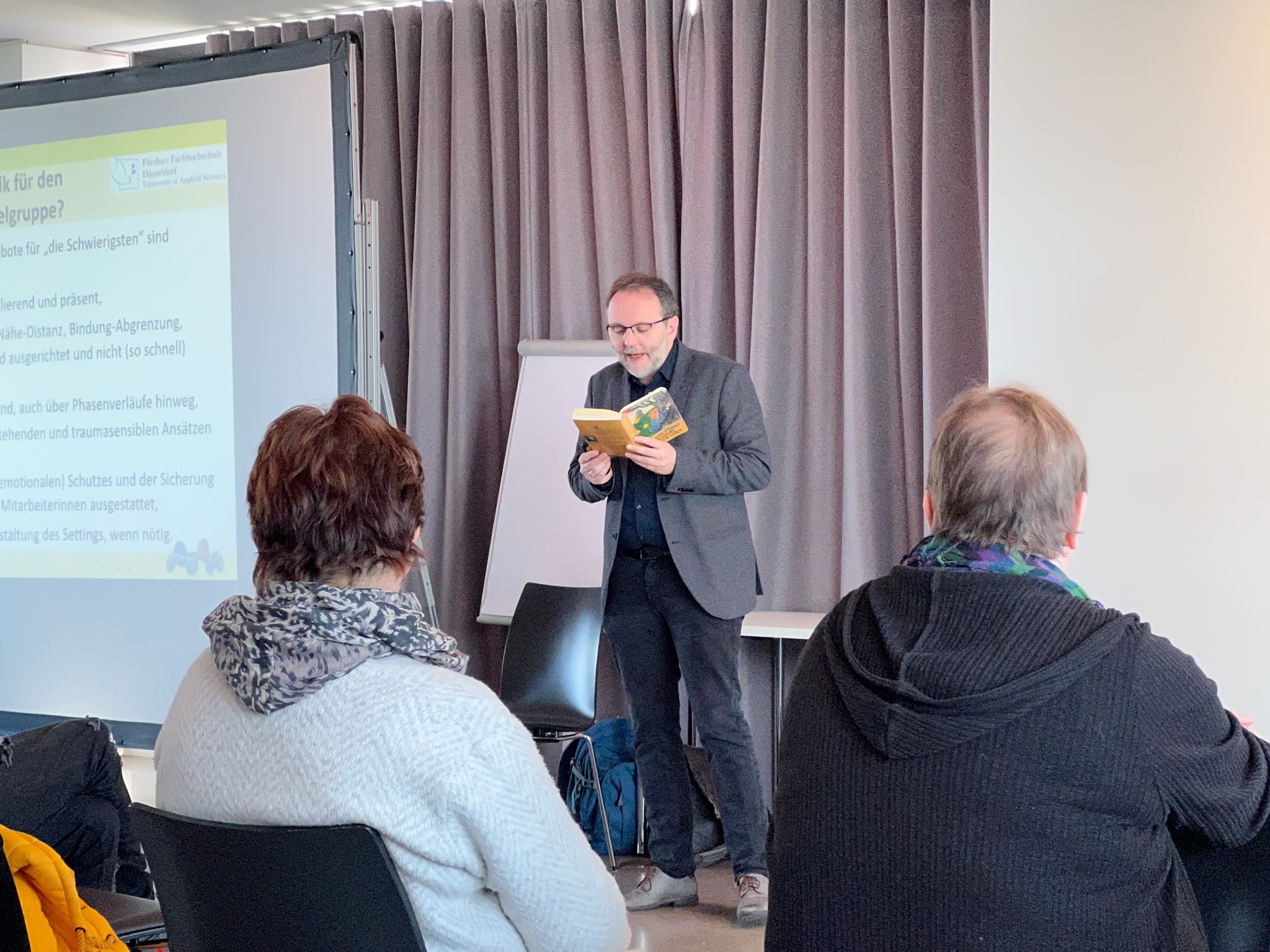 Prof. Dr. Menno Baumann in der Schule am Meer