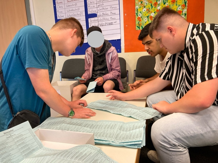 Juniorwahl 2024 der Schule am Meer